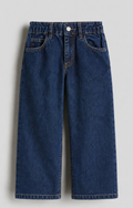 Dark Indigo Wide-Leg Jeans