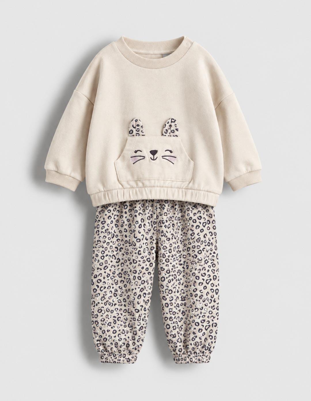 Little Leopard Bunny Cozy Set