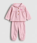 Little Sweetie Pink Hooded Jogger Set