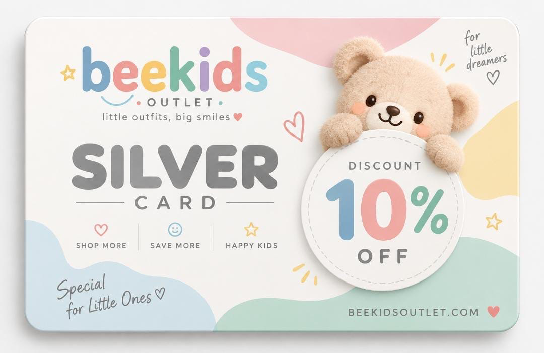 BEEKIDS SILVER CARD -EARNED WITH YOUR ORDERS - 5-Orders