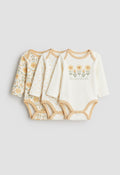 Sunshine Meadow 3-Piece Baby Bodysuit Set
