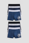 Football Print Boxer Briefs – 10 Pack