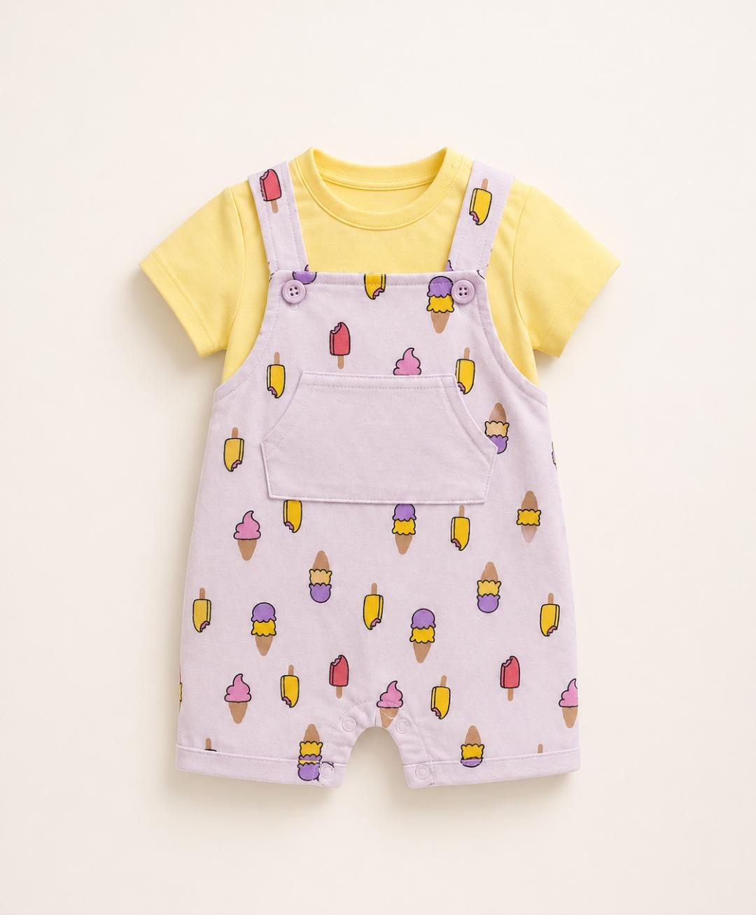 Ice-cream 2 pieces jumper set