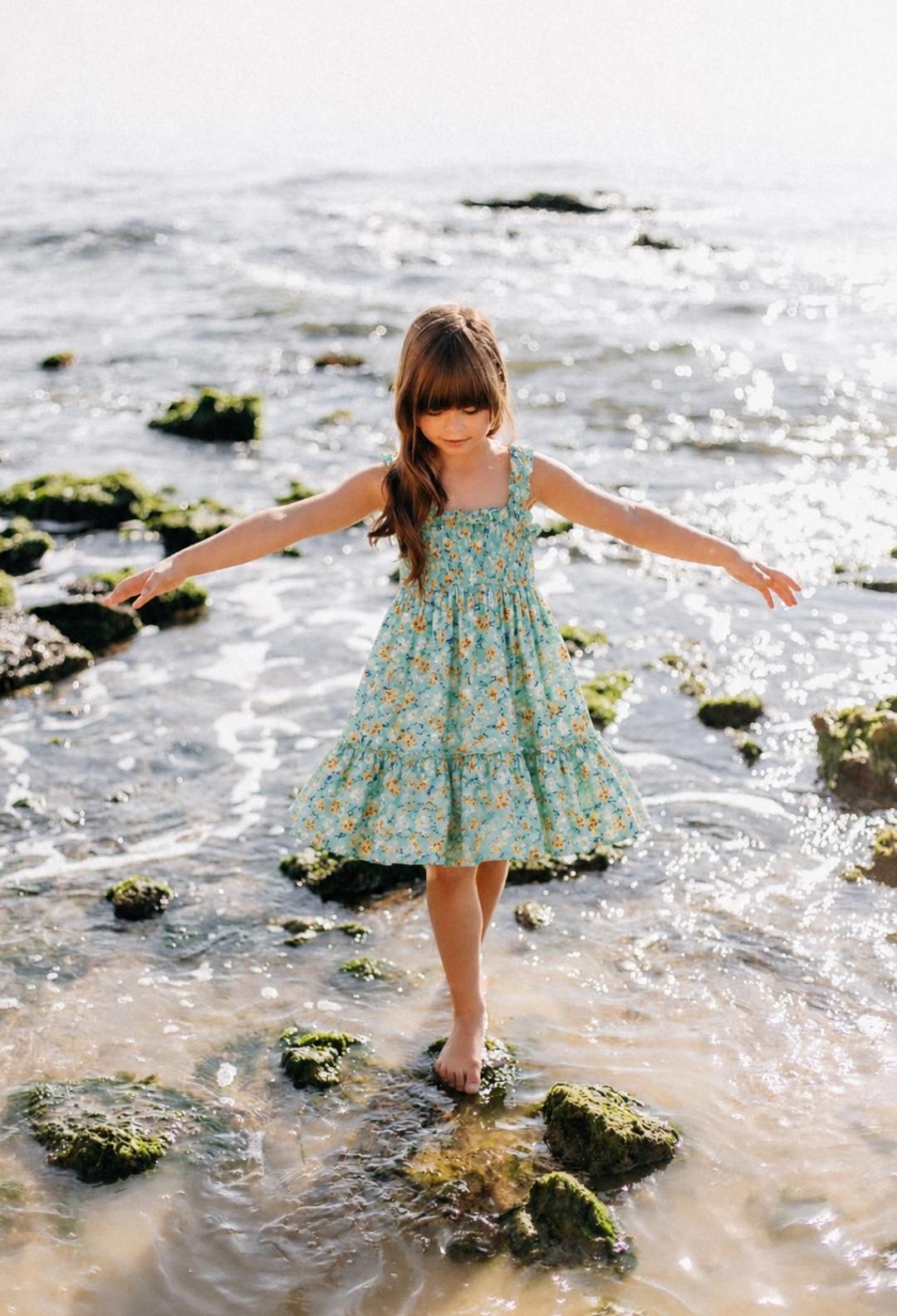Floral Smocked Summer Zara Dress